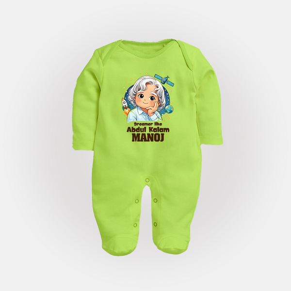 Dreamer Like Abdul Kalam Customized Baby Fullbody Suit