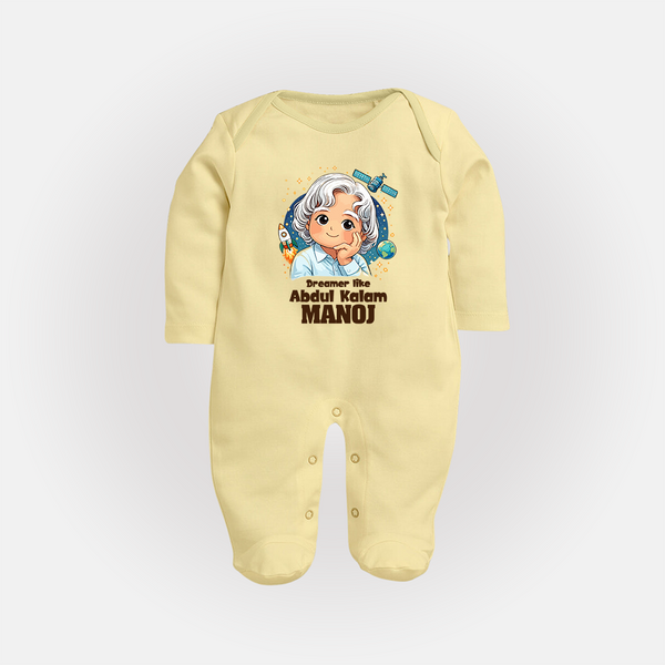 Dreamer Like Abdul Kalam Customized Baby Fullbody Suit