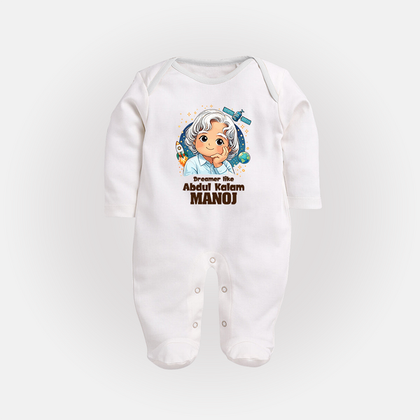 Dreamer Like Abdul Kalam Customized Baby Fullbody Suit