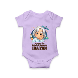 Dreamer Like Abdul Kalam Personalized Baby Romper - LILAC - New Born (Chest 14")