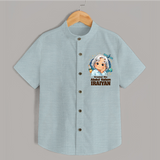 Dreamer Like Abdul Kalam Personalized Shirt - ARCTIC BLUE - 0 - 6 Months Old (Chest 23")