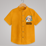Dreamer Like Abdul Kalam Personalized Shirt - CHROME YELLOW - 0 - 6 Months Old (Chest 23")
