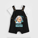 Dreamer Like Abdul Kalam Personalized Dungaree - BLACK - 0 - 5 Months Old (Chest 18")