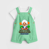 Chinna Kavignan Bharathiyar Personalized Dungaree - GREEN - 0 - 5 Months Old (Chest 18")