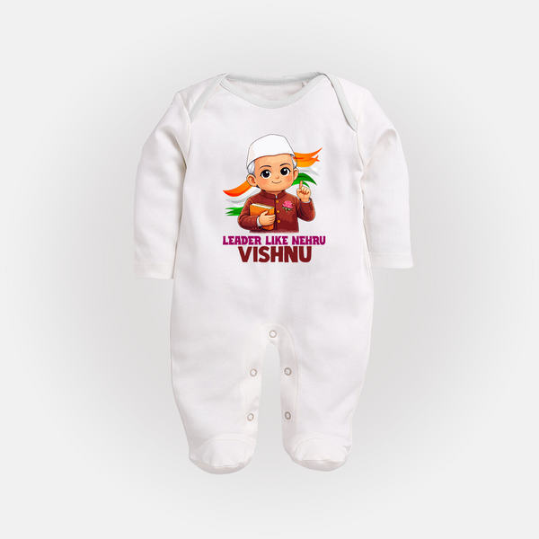 Leader like Nehru Customized Baby Fullbody Suit