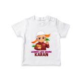 Leader Like Nehru Personalized Kid T-shirt - WHITE - 0-5 Months Old (Chest 17")