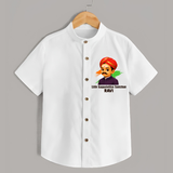 Little Kappalottiya Tamizhan Personalized Shirt - WHITE - 0 - 6 Months Old (Chest 23")