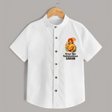 Brave Like Kattabomman Personalized  Shirt - WHITE - 0 - 6 Months Old (Chest 23")