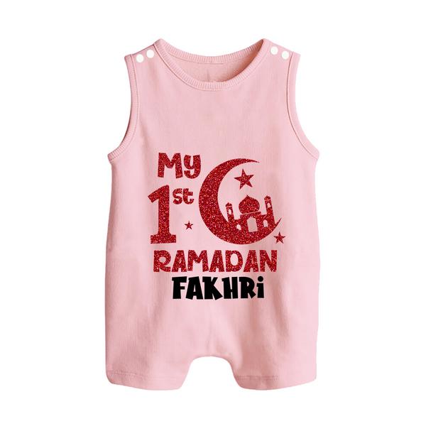 Custom Name My First Ramadan Baby & Kids Romper Suit - BABY PINK - 0 - 5 Months Old (Chest 18")