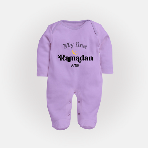 My First Ramadan - Suhoor & Iftar Joy With Our Customized Sleep Suit For Babies With Name