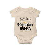 My First Ramadan Celebration Romper for Kids - IVORY - New Born (Chest 14")