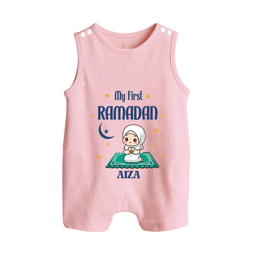 My First Ramadan - Crescent Moon Smiles With Our Customized Romper Suit For Babies With Name