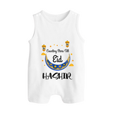 Counting Stars Till Eid Personalised Kids Romper Suit - WHITE - 0 - 5 Months Old (Chest 18")