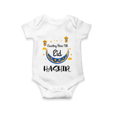 Counting Stars Till Eid Personalised Kids Romper - WHITE - New Born (Chest 14")