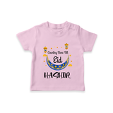 Counting Stars Till Eid Personalised Kids T-Shirt - BABY PINK - 0-5 Months Old (Chest 17")