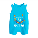 Counting Stars Till Eid Personalised Kids Romper Suit - SKY BLUE - 0 - 5 Months Old (Chest 18")