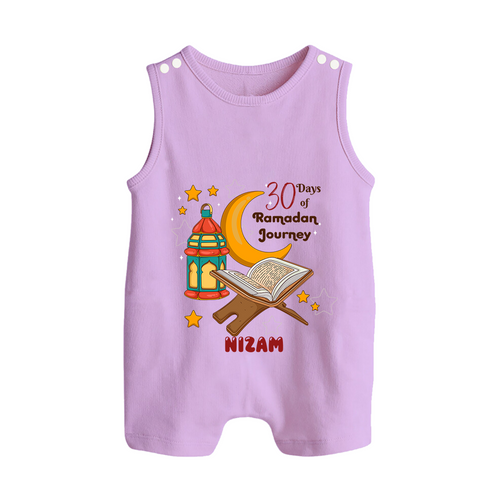 30 Days Of Ramadan Journey - Ramadan Themed Customized Romper Suit For Babies With Name