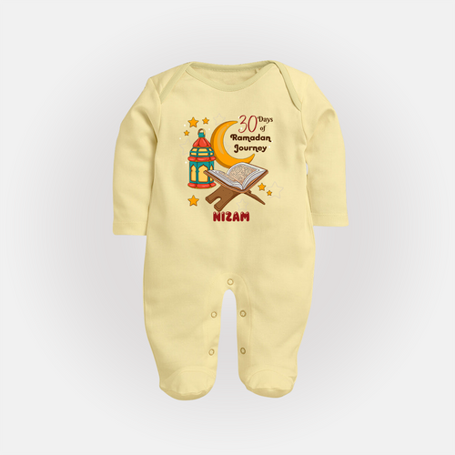 30 Days Of Ramadan Journey - Ramadan Themed Customized Sleep Suit For Babies With Name