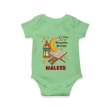 30 Days of Ramadan Journey Personalised Kids Romper - GREEN - New Born (Chest 14")