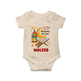 30 Days of Ramadan Journey Personalised Kids Romper - IVORY - New Born (Chest 14")