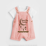 Sweet Iftar Countdown Personalised Kids Dungaree - PEACH - 0 - 5 Months Old (Chest 18")