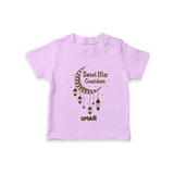 Sweet Iftar Countdown - Ramadan Themed Customized T-Shirt For Kids With Name - LILAC - 0-5 Months Old (Chest 17")