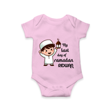 My Last Day of Ramadan Personalised Kids Romper - BABY PINK - New Born (Chest 14")