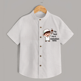 My Last Day Of Ramadan - Ramadan Themed Customized Shirt For Kids With Name - WHITE - 0 - 6 Months Old (Chest 23")