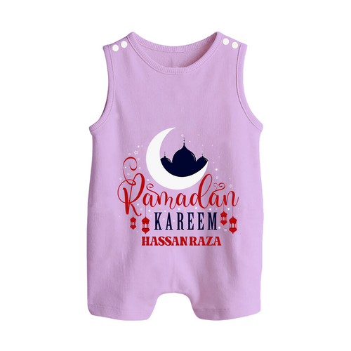 Ramadan Kareem - Ramadan Themed Customized Romper Suit For Babies With Name