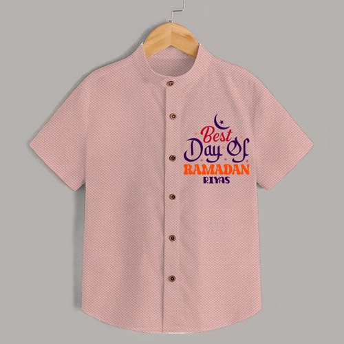 Best Day Of Ramadan - Ramadan Themed Customized Shirt For Kids With Name