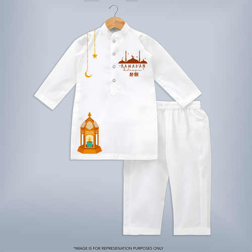 Celebrate The Blessings Of Ramadan In Style With A Customized Kurta Set With Kids Name