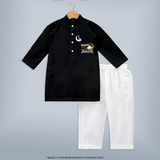 Ramadan Mubarak - A Month of Blessings With Our Kurta Set For Adult - BLACK - S (Chest 20")