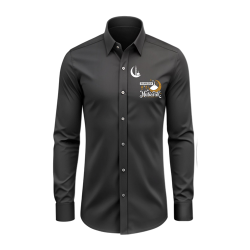 Ramadan Mubarak - A Month of Blessings With Our Collared Full Sleeve Shirt For Adult