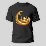 Ramadan Mubarak - A Time for Reflection With Our T-Shirt For Adult - BLACK - S (Chest 19")