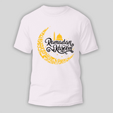 Ramadan Kareem - A Heart Full of Gratitude With Our T-Shirt For Adult - WHITE - S (Chest 19")