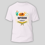 Ramadan Kareem - Fasting with Love & Devotion With Our T-Shirt For Adult - WHITE - S (Chest 19")