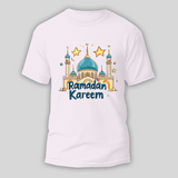 Ramadan Kareem - A Journey of Light & Faith With Our T-Shirt For Adult - WHITE - S (Chest 19")