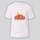 Ramadan Mubarak - Embracing Peace & Kindness With Our T-Shirt For Adult - WHITE - S (Chest 19")