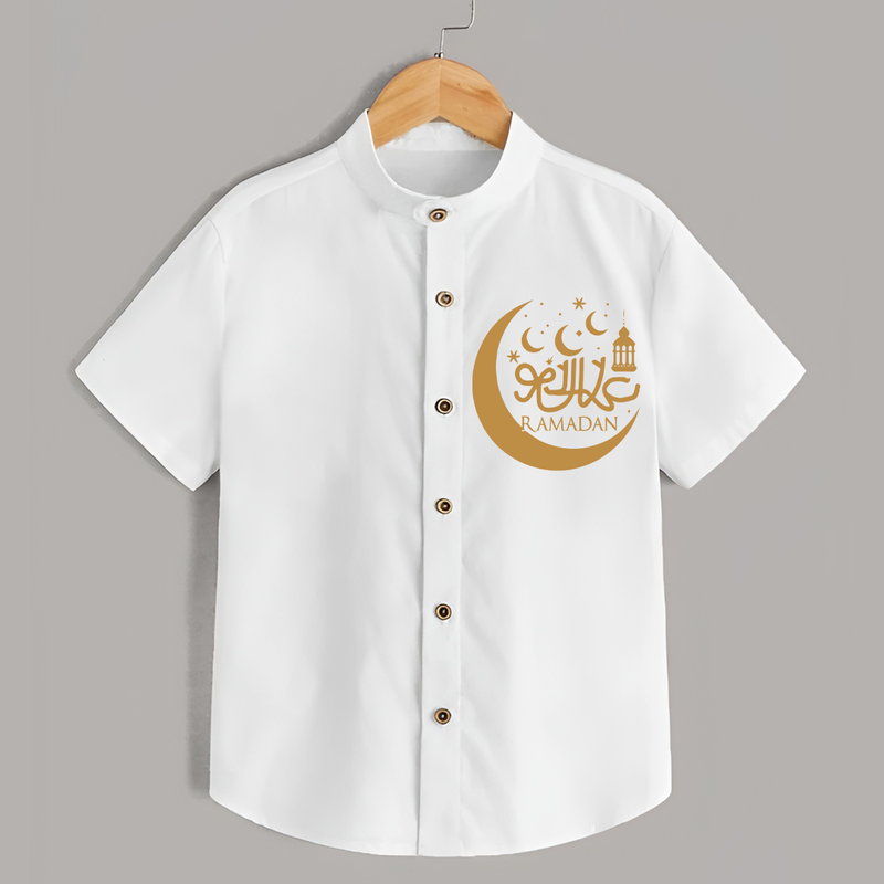 Ramadan Mubarak - The Beauty of Togetherness With Our Shirt For Adult - WHITE - S (Chest 20")