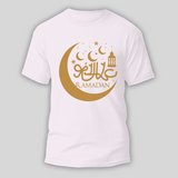 Ramadan Mubarak - The Beauty of Togetherness With Our T-Shirt For Adult - WHITE - S (Chest 19")