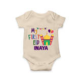 My first Eid Gift Romper - IVORY - New Born (Chest 14")