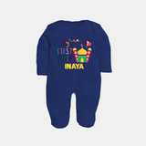 My first Eid Gift Fullbody Suit - NAVY BLUE - New Born (Chest 7.5")