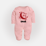 My first Eid Custom Fullbody Suit - BABY PINK - New Born (Chest 7.5")
