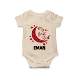 My first Eid Custom Romper - IVORY - New Born (Chest 14")