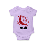 My first Eid Custom Romper - LILAC - New Born (Chest 14")