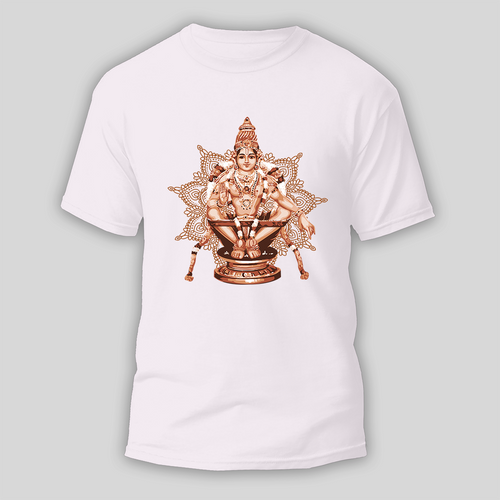 Ayyappa Vibes - Ayyappa Themed Imprinted T-Shirt For Adults