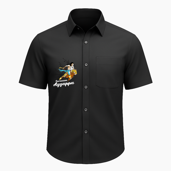 Saranam Ayyappa |Adults shirt - BLACK - Small 0