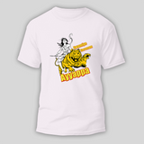 Swamiye Saranam Ayyappa - Imprinted T-Shirt For Adults - WHITE - S (Chest 19")