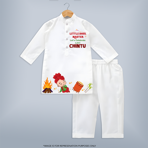 Little Dhol Master - Adorable Customsied Kurta for Kids