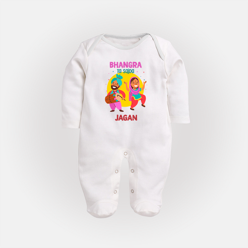 Lohri Celebrations - Traditional Customized Sleep Suit for Babies with Name